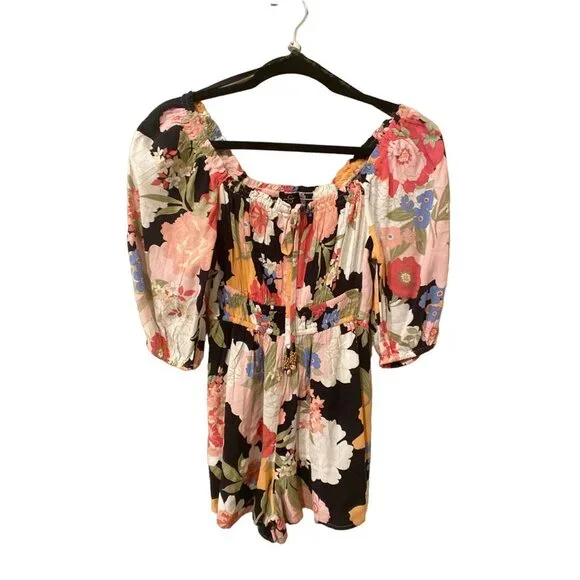 NWT Jessica Simpson Alena Keyhole Romper. size Medium - Picture 2 of 7